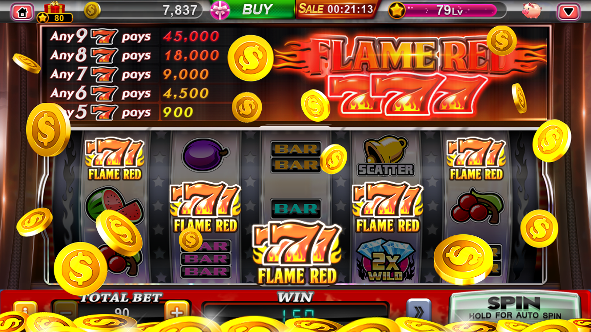 App screenshot showcasing a featured game event on jljl77